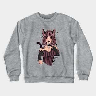 Black cat Crewneck Sweatshirt